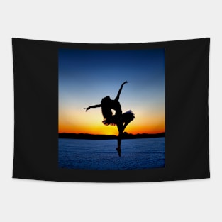 Salt Flats Dancer Tapestry