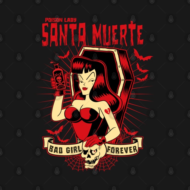 Lady Poison, Santa Muerte by BlackMorelli