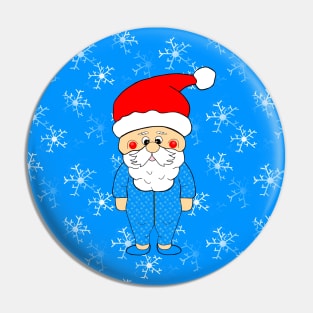 FUNNY Santa Claus Bedtime Pin