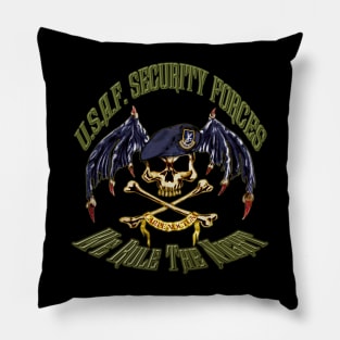 USAF Security Forces Rule The Night Pillow