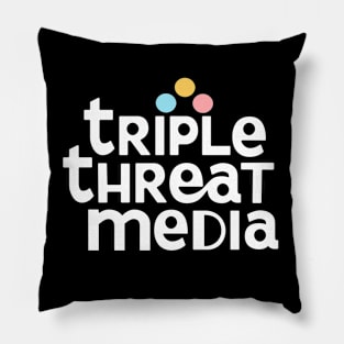 Triple Threat Media Pillow