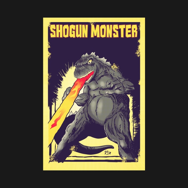 SHOGUN MONSTER GOJIRA by VanceCapleyArt1972