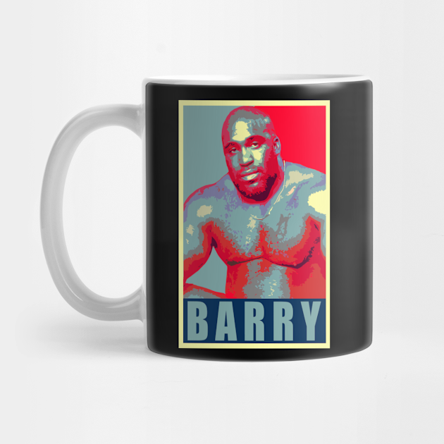 Large Black Man Barry Wood Mug Teepublic
