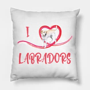 I love Labradors ! Especially for Labrador Retriever owners! Pillow