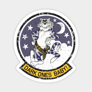 Grumman F-14 Tomcat - Dark Ones Baby! Grunge Style Magnet