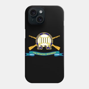 7th Infantry Regiment w Br - Ribbon X 300 Phone Case