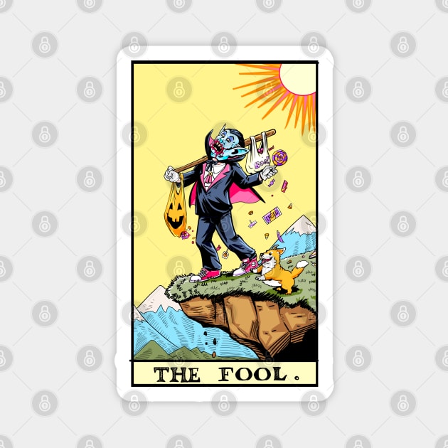 The Vampire Kid: The Fool's Trick or Treat Magnet by SeleneWitchStore
