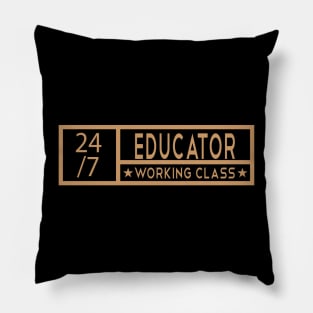 Educator Job Tittle Pillow