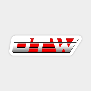 OTW Logo (Silver on Red) Magnet