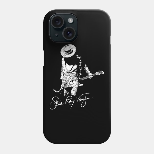 rock and roll stevie ray Phone Case by Working Mens College