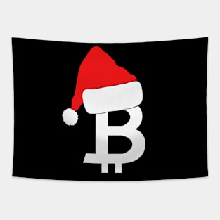 Bitcoin BTC Christmas Cryptocurrency Tapestry