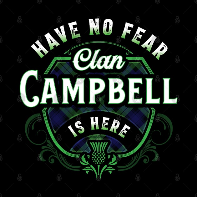 Funny Scottish Clan Campbell Tartan Have No Fear by Celtic Folk