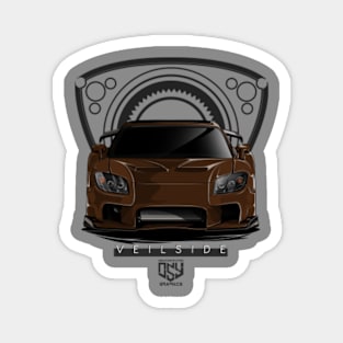 Rx7 Veilside Rotary (Brown) Magnet