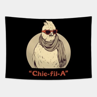 "Chic-fil-A" Retro Funny Tapestry