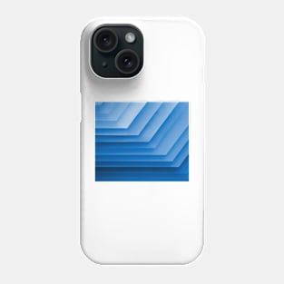 Blue shapes Phone Case