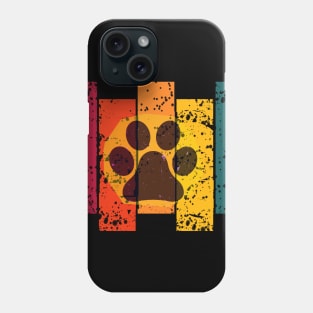 Colourful dog paw Phone Case