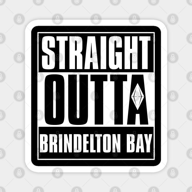 Straight Outta Brindelton Bay Magnet by S3_Illustration