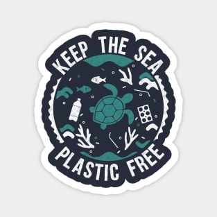 Keep the sea plastic free Magnet