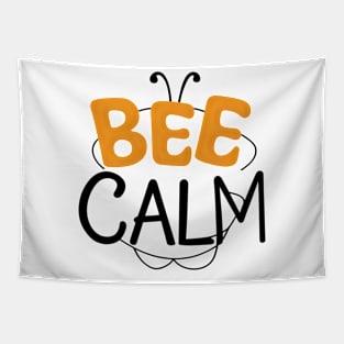 Bee calm - funny bee Tapestry