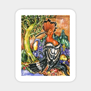 Hoopoe Magnet