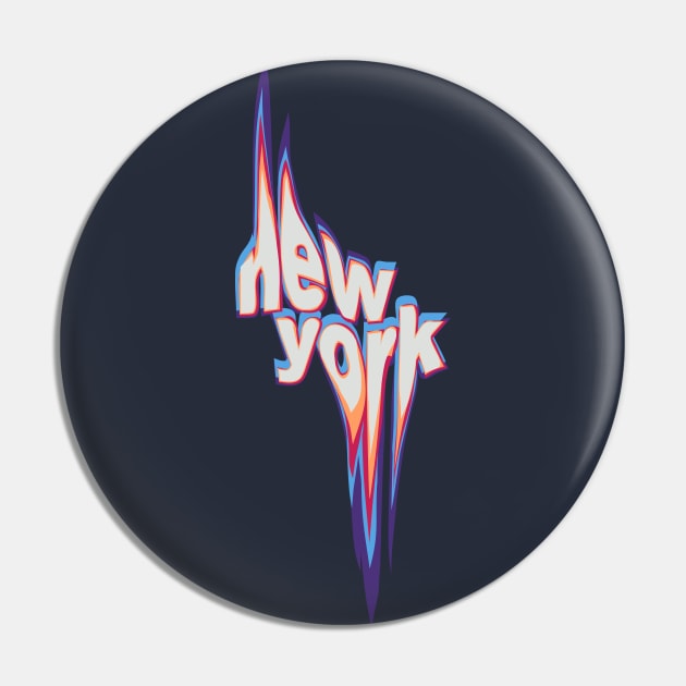 Melting Abstract new York typography Pin by SSSD