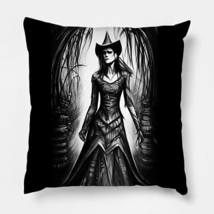 Pagan Girl a Wicked Witch Pillow