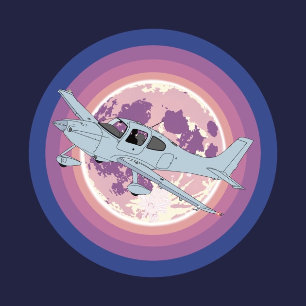 Cirrus SR22 Purple Moon by Kassi Skye