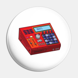 Beat Maker (Red + Cosmic Cobalt Colorway) Analog / Music Pin