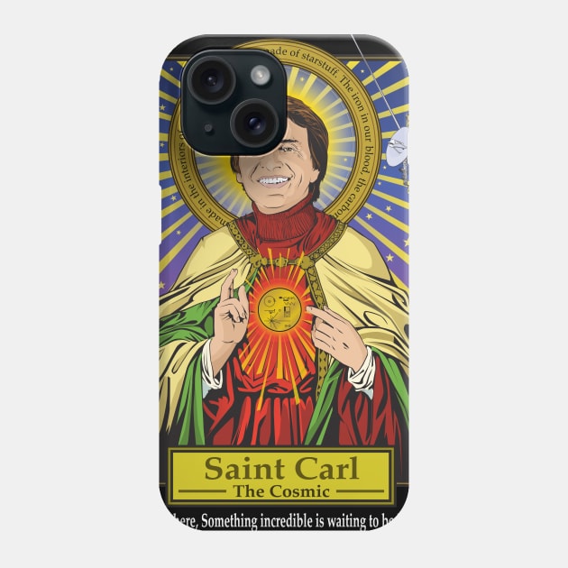 Saint Carl Phone Case by Pop Art Saints