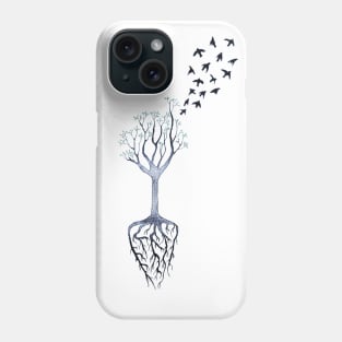 Tree with roots Phone Case