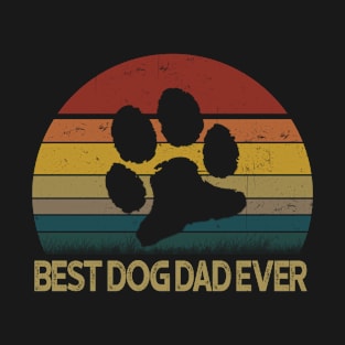 Best Dog Dad Ever Vintage T-Shirt