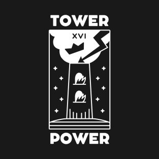 Tower Power Tarot Card T-Shirt