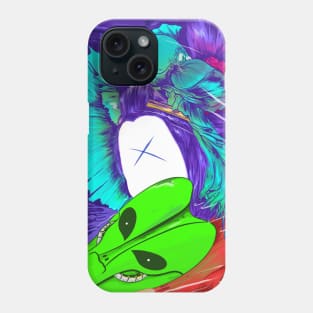 Japanese girl in mask Phone Case