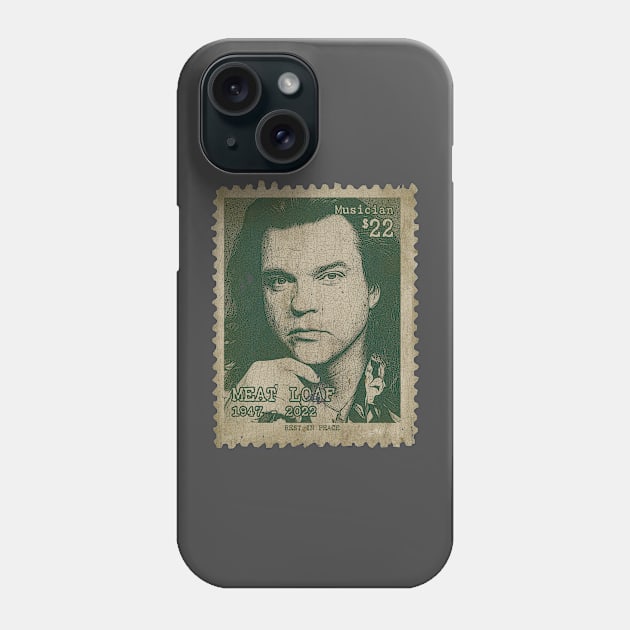 Engraved Vintage Style - Meat Loaf Phone Case by Chillashop Artstudio