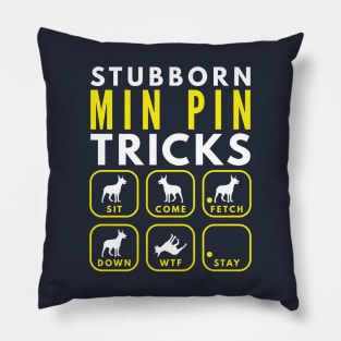 Stubborn Min Pin Tricks - Dog Training Pillow