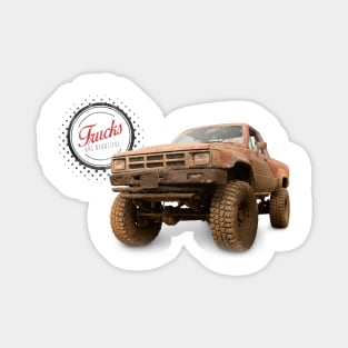 Muddy Toyota 4x4 Pickup Truck Magnet