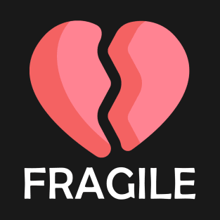 Fragile Heart 3D – White T-Shirt