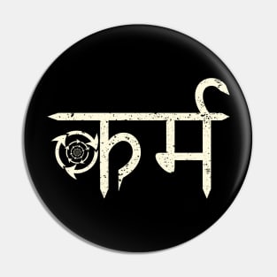 Karma Hindi Pin