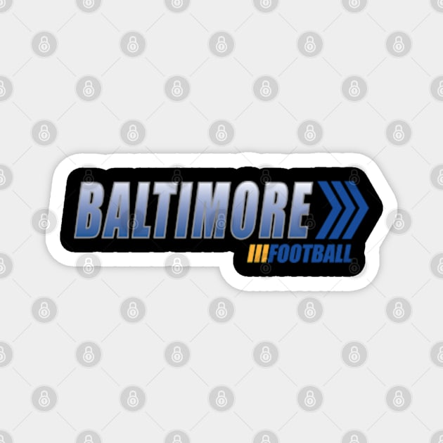 Baltimore Football Magnet by apparel-art72