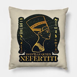 Egyptian Queen Nefertiti Pillow