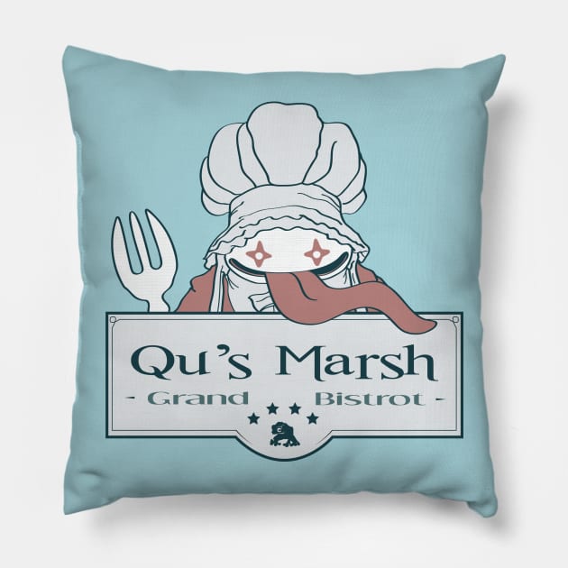 Qu's Marsh Grand Bistrot Pillow by Ruwah