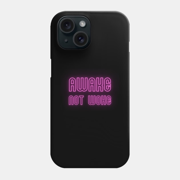 awake not woke Phone Case by la chataigne qui vole ⭐⭐⭐⭐⭐