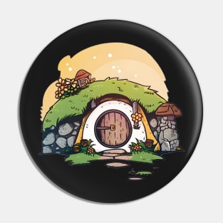 Round Doors - Cartoon Style - Fantasy Pin