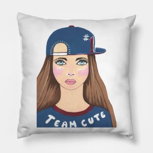 PRETTY Girls Team Cute Pillow