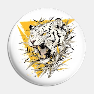 white tiger Pin