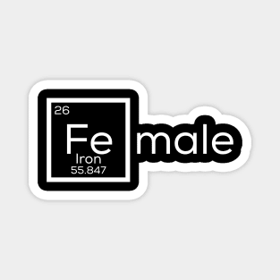 Female iron symbol Magnet