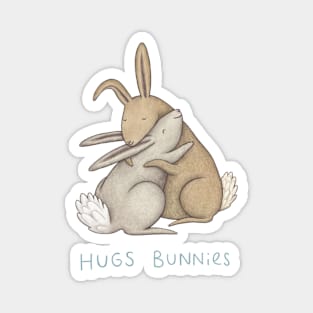 Hugs Bunnies Magnet