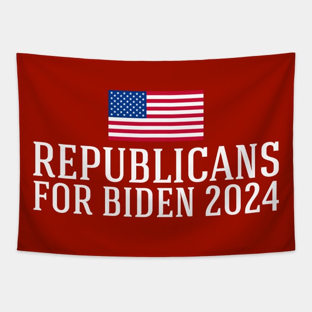 Republicans for Biden 2024 Tapestry by epiclovedesigns