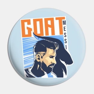 Messi Goat Pin