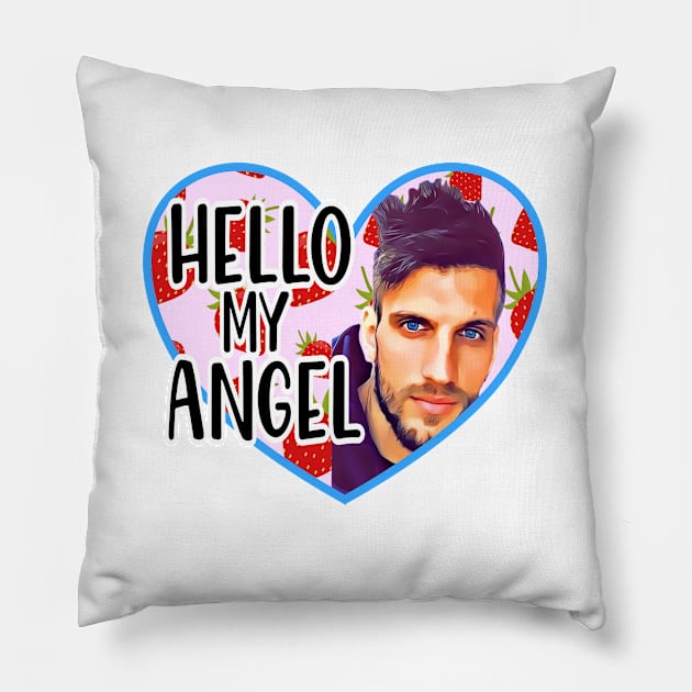 Funny 90 Day Fiance Fan Gift Florian Hello My Angel Pillow by JPDesigns